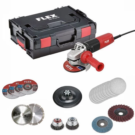 Meuleuse LE 9-11 125 + Kit 20 Accessoires FLEX - 920130 3 Meuleuse LE 9-11 125 + Kit 20 Accessoires FLEX - 920130