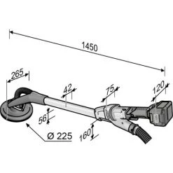 Ponceuse Handy Giraffe GE MH 18.0-EC Set FLEX 4 Tête - 920504 9 Ponceuse Handy Giraffe GE MH 18.0-EC Set FLEX 4 Tête - 920504 -France FLEX Soldes 2022 30013708 4