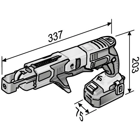 Visseuse DW 45 18.0-EC 2.5 Set + Projecteur CL 2000 FLEX - 490199 4 Visseuse DW 45 18.0-EC 2.5 Set + Projecteur CL 2000 FLEX - 490199 - Image 2