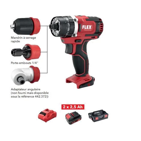 Perceuse-visseuse à Percussion PD 2G 10.8-EC/2.5 Set FLEX - 501484 4 Perceuse-visseuse à Percussion PD 2G 10.8-EC/2.5 Set FLEX - 501484 - Image 2