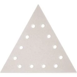 Paquet De 12 Abrasifs Triangle Argent Perforés SILVERFLEX - Grain 80 - Pour Giraffe - Flex
