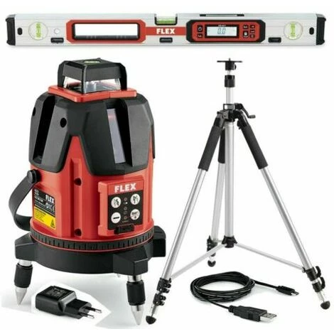 Flex Kit Laser Multilignes ALC 8 + Tr?pied + Niveau ADL 60-P FLEX 497274 3 Flex Kit Laser Multilignes ALC 8 + Tr?pied + Niveau ADL 60-P FLEX 497274