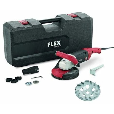 Flex Meuleuse Béton Puissante 1800 W Pour Poncer Près Du Mur, 150 Mm LD 18-7 R Kit TH-Jet - 418.773 3 Flex Meuleuse Béton Puissante 1800 W Pour Poncer Près Du Mur, 150 Mm LD 18-7 R Kit TH-Jet - 418.773