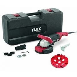 Flex Meuleuse Béton Puissante 1800 W Pour Poncer Près Du Mur, 150 Mm LD 18-7 R Kit E-Jet - 418.781