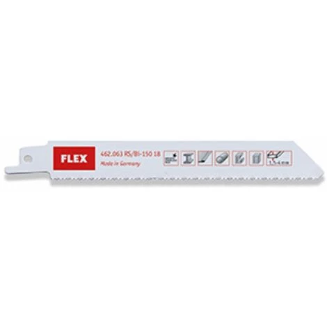 Flex Sabre Lames De Scie Pour RS Métalliques Et Feuille / BI-150 18 / 5-pack 3 Flex Sabre Lames De Scie Pour RS Métalliques Et Feuille / BI-150 18 / 5-pack