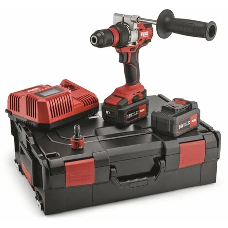 Flex 18V Perceuses-visseuses Sans-fil DD 2G 18,0 EC / 5.0 Ensemble / 2x Batterie 5,0 Ah L-Boxx 3 Flex 18V Perceuses-visseuses Sans-fil DD 2G 18,0 EC / 5.0 Ensemble / 2x Batterie 5,0 Ah L-Boxx