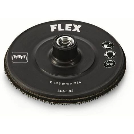 Flex Plateau De Ponçage à Revêtement Velcro D125, M14 - 364584 3 Flex Plateau De Ponçage à Revêtement Velcro D125, M14 - 364584